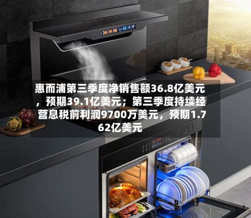 惠而浦第三季度净销售额36.8亿美元，预期39.1亿美元；第三季度持续经营息税前利润9700万美元，预期1.762亿美元
