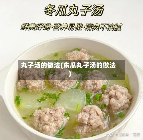 丸子汤的做法(东瓜丸子汤的做法)-第3张图片