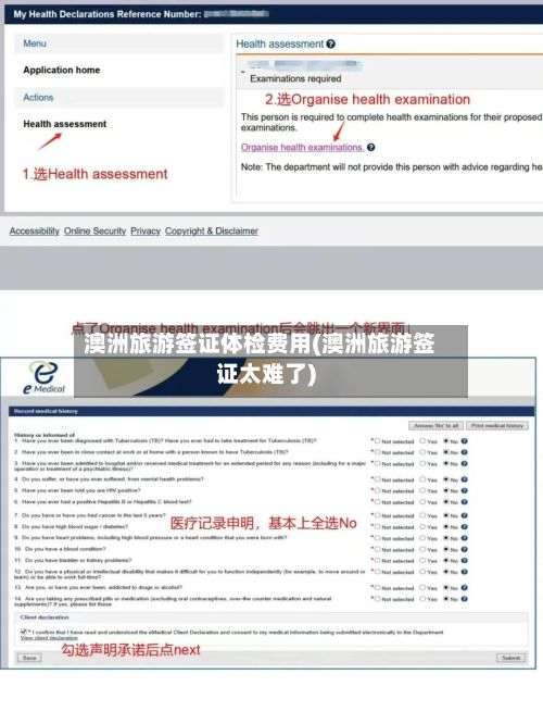 澳洲旅游签证体检费用(澳洲旅游签证太难了)-第2张图片
