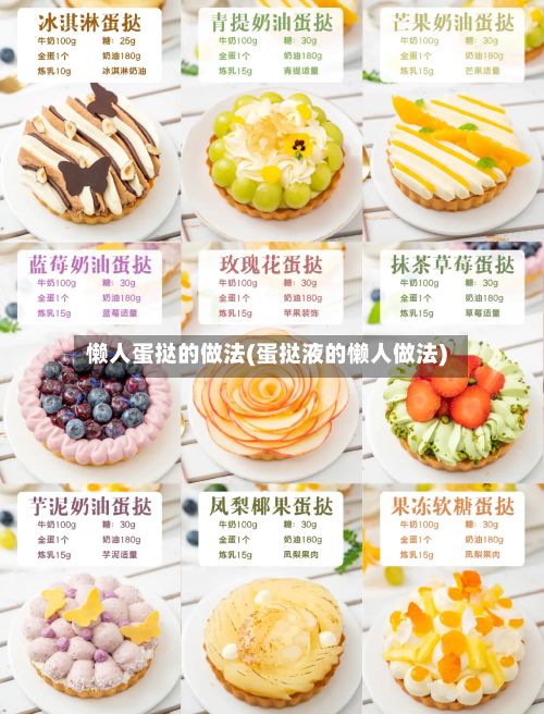 懒人蛋挞的做法(蛋挞液的懒人做法)