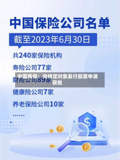 中国再保：向特定对象发行股票申请获批