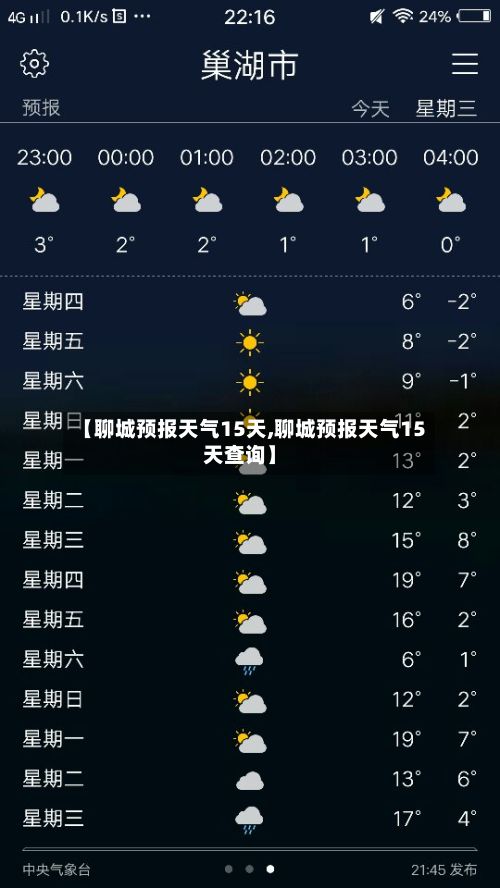 【聊城预报天气15天,聊城预报天气15天查询】