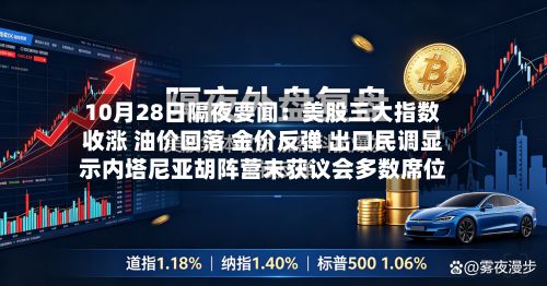 10月28日隔夜要闻:美股三大指数收涨 油价回落 金价反弹 出口民调显示内塔尼亚胡阵营未获议会多数席位-第1张图片