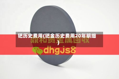 钯历史费用(钯金历史费用20年明细)