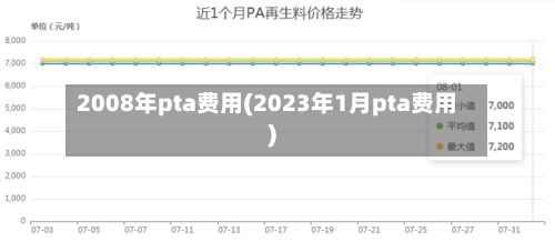 2008年pta费用(2023年1月pta费用)-第2张图片