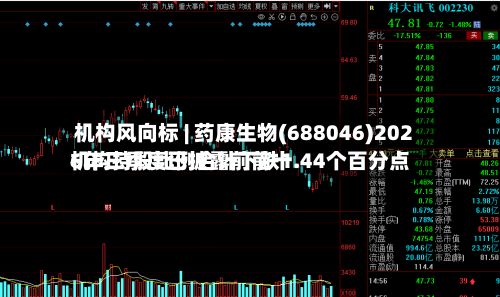 机构风向标 | 药康生物(688046)2026年三季度已披露前前十机构持股比例合计下跌1.44个百分点