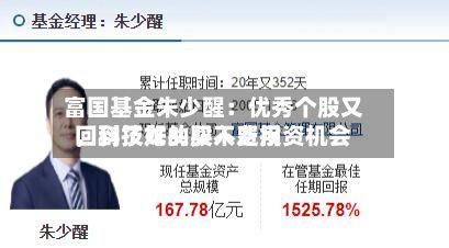 富国基金朱少醒：优秀个股又回到了好的买入费用，科技龙头股不乏投资机会-第2张图片