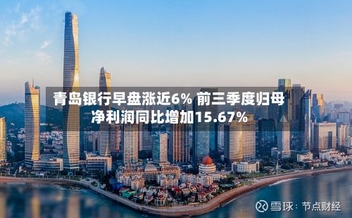 青岛银行早盘涨近6% 前三季度归母净利润同比增加15.67%-第1张图片