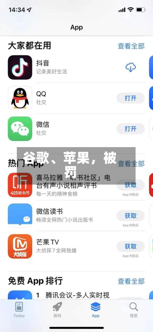 谷歌	、苹果，被罚-第3张图片