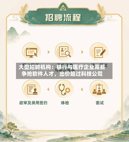 大型招聘机构：银行与医疗企业高薪争抢软件人才，出价超过科技公司-第2张图片
