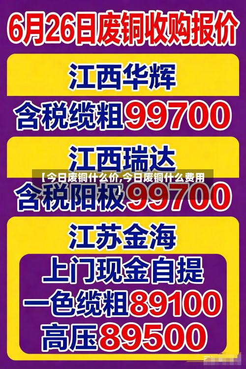 【今日废铜什么价,今日废铜什么费用】