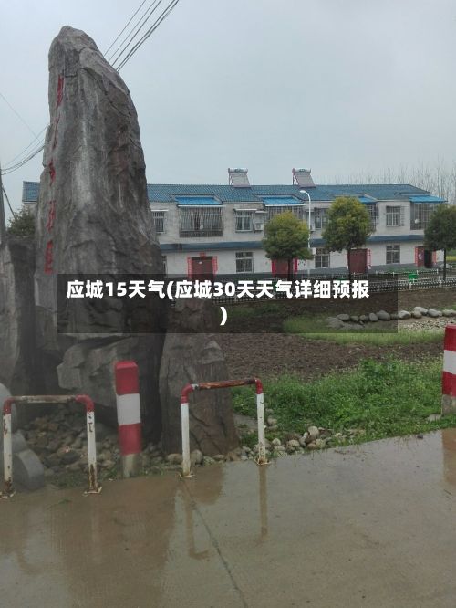 应城15天气(应城30天天气详细预报)