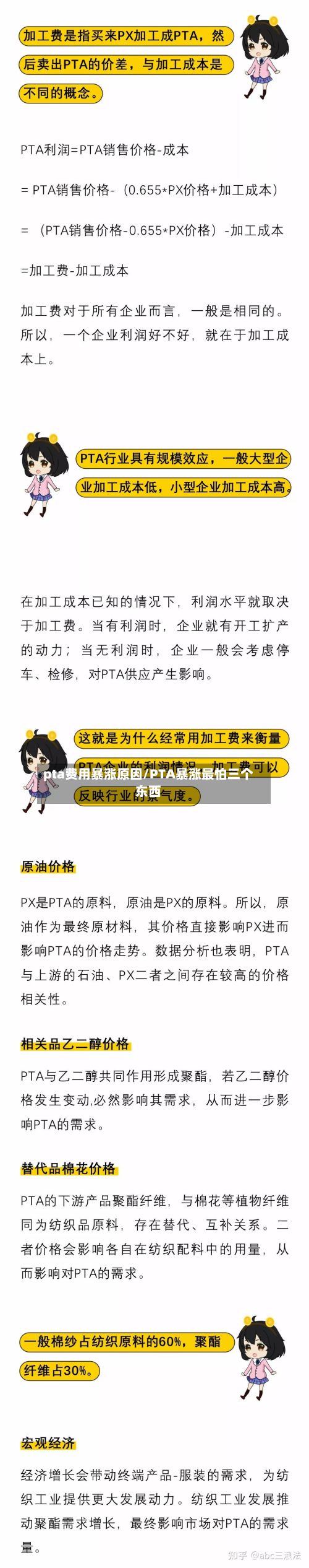 pta费用暴涨原因/PTA暴涨最怕三个东西-第2张图片