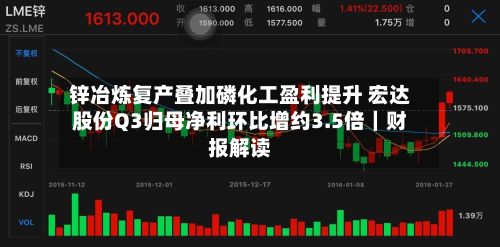 锌冶炼复产叠加磷化工盈利提升 宏达股份Q3归母净利环比增约3.5倍｜财报解读