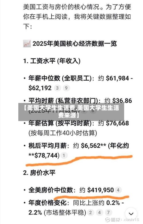 【美国大学生生活费,美国大学生生活费来源】