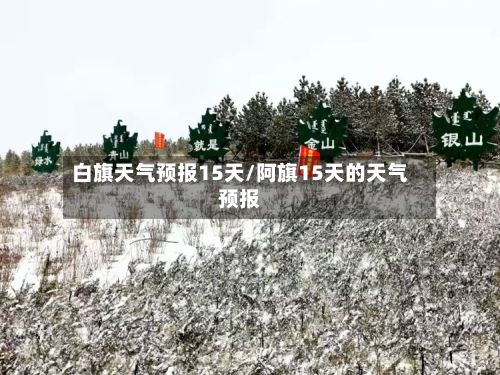 白旗天气预报15天/阿旗15天的天气预报-第3张图片