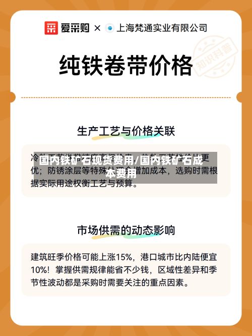 国内铁矿石现货费用/国内铁矿石成本费用