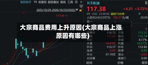大宗商品费用上升原因(大宗商品上涨原因有哪些)-第3张图片