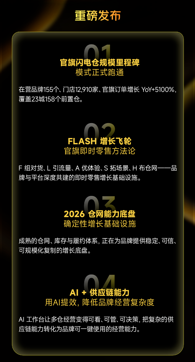 即时零售迈向“商品时代”	，美团官旗闪电仓成品牌新增量？